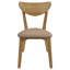 Ensemble de chaises d'appoint en bois de noyer clair Carson (ensemble de 2)