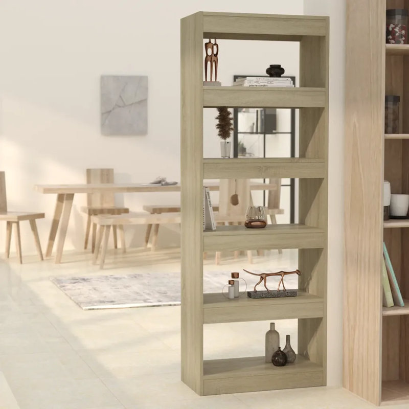 Gelt Bookcase, Sonoma Oak, 166cm H x 60cm W x 30cm D