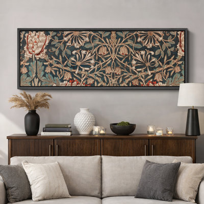 "Abstract Botanical" Elegant Victorian Classic Floral Rustic Extra Large