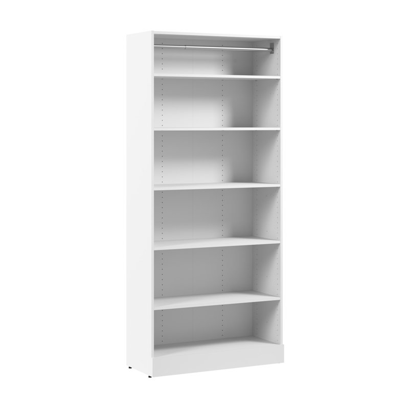 Florence 36W X 16D Modular Reach-In Or Walk-In Closet System Tower With Shelves