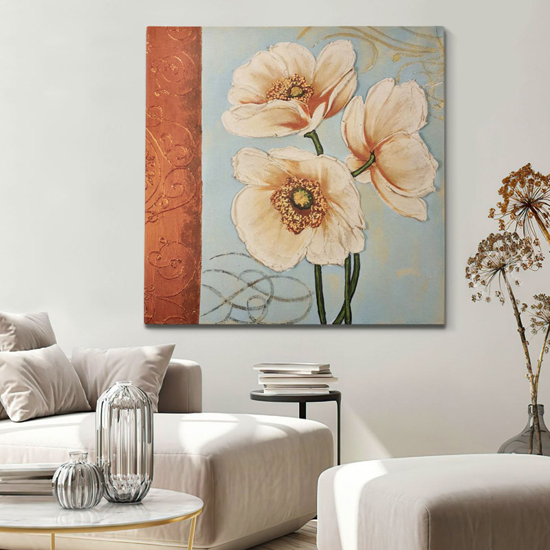 Peinture à l'huile décorative, H 39,37 po x l 39,37 po x P 1 po