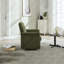 Fauteuil d'appoint pivotant avec base en bois-1694051403