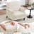 Upholstered Armchair Featuring Solid Wood Legs and Nailhead Accents-1041411001