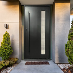Solace View Iron Pivot Door