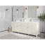 Meuble-lavabo double 84 po avec plateau Sonoma-101692566