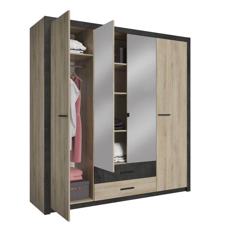 4 Door Manufactured Wood Wardrobe