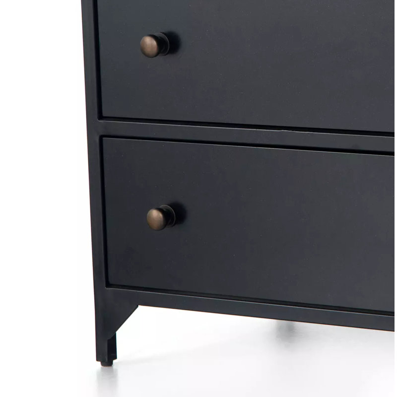 Belmont 3 - Drawer Nightstand in Black