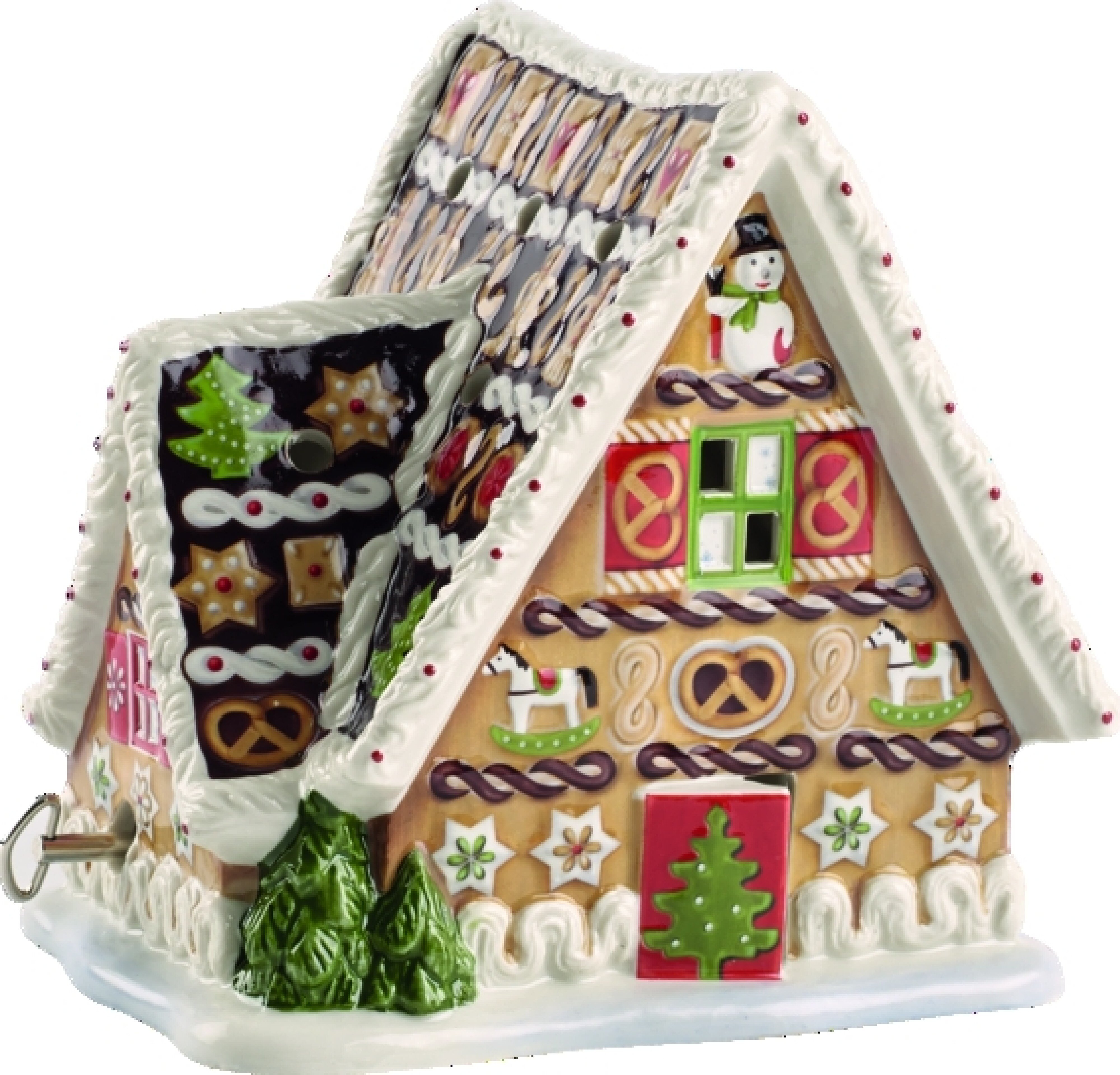 Villeroy & Boch Christmas Toys Musical Gingerbread House | Perigold