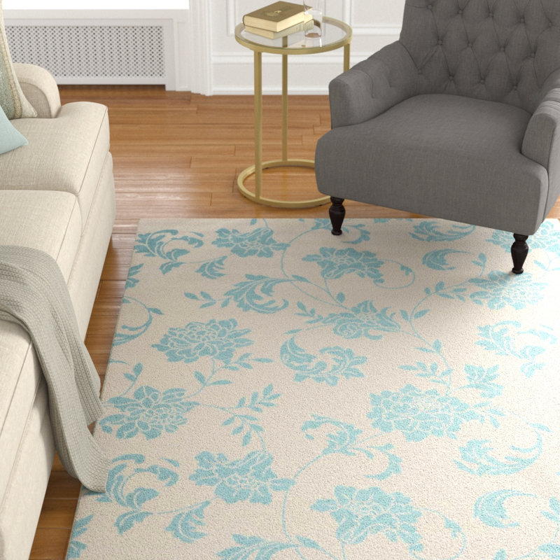 Tapis d'intérieur / extérieur ivoire Bertran