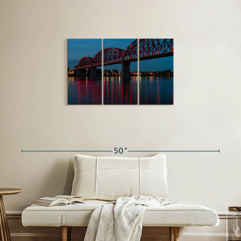 Pont éclairé Nicci à Louisville, H 20 po x l 33 po