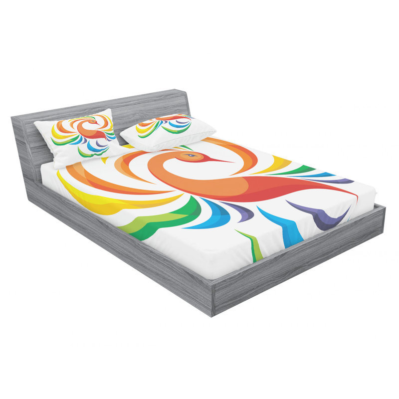 Ensemble de draps Phoenix, Ensemble de drap pour grand lit avec drap-housse