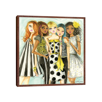 Girls Hang 1 Piece Painting on Canvas