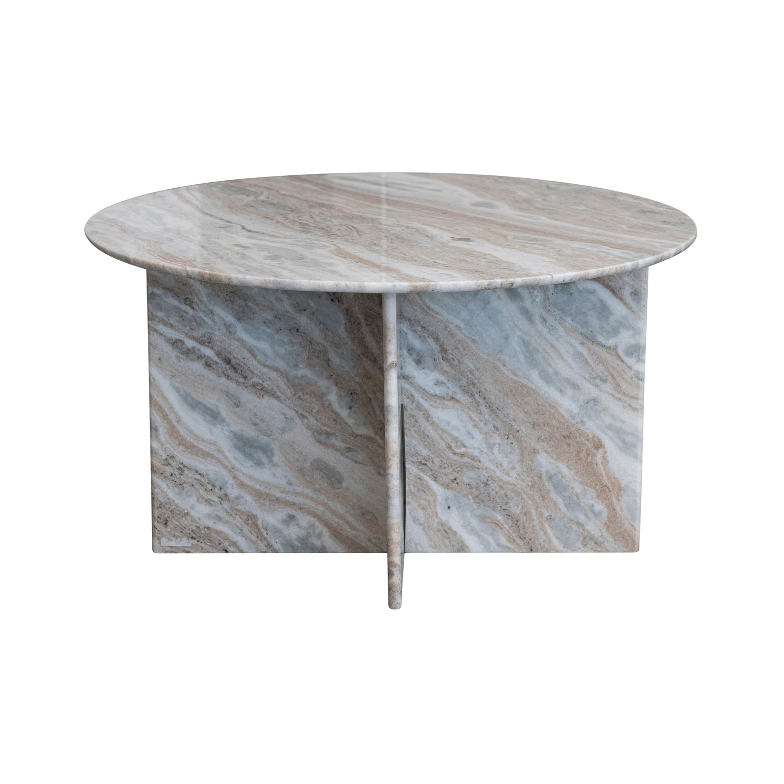  Round 30'' Coffee Table, 18" H x 30" W x 30" D