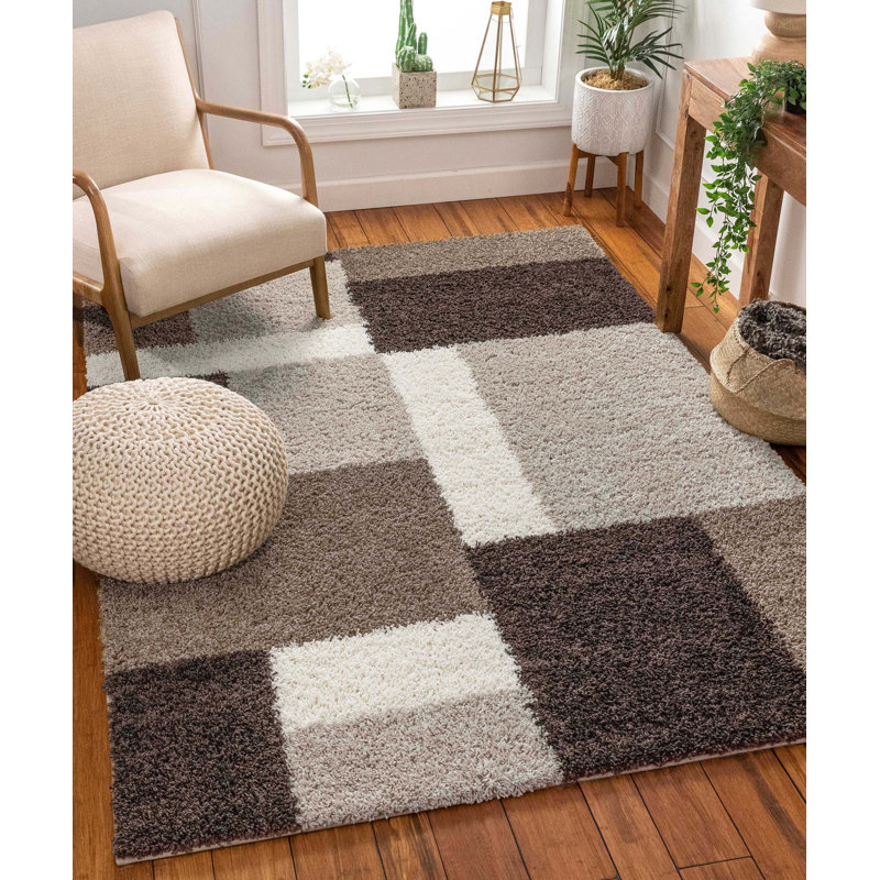 Tapis beige / brun Marci, Rectangle 9 pi 3 po x 12 pi 6 po