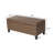 Faux Leather Lift Top Storage Bench-1101328832
