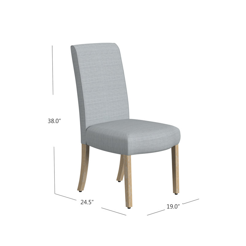 Chaise Arvad, Tissé gris clair