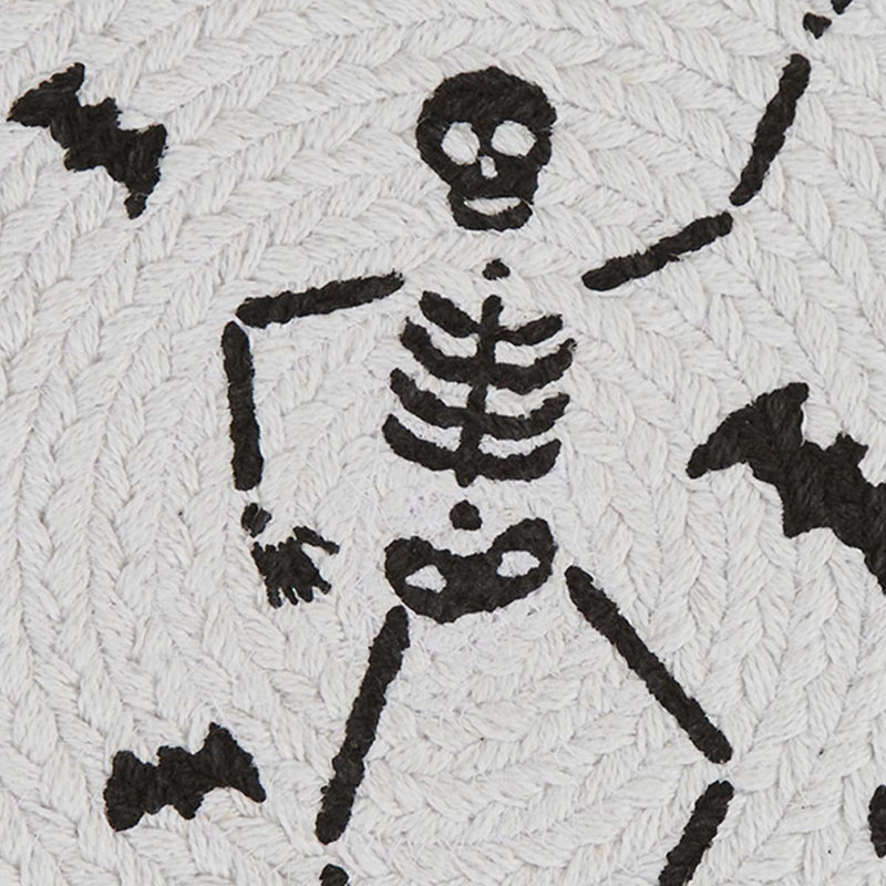 Split P Skeleton Round Placemat Set of 4