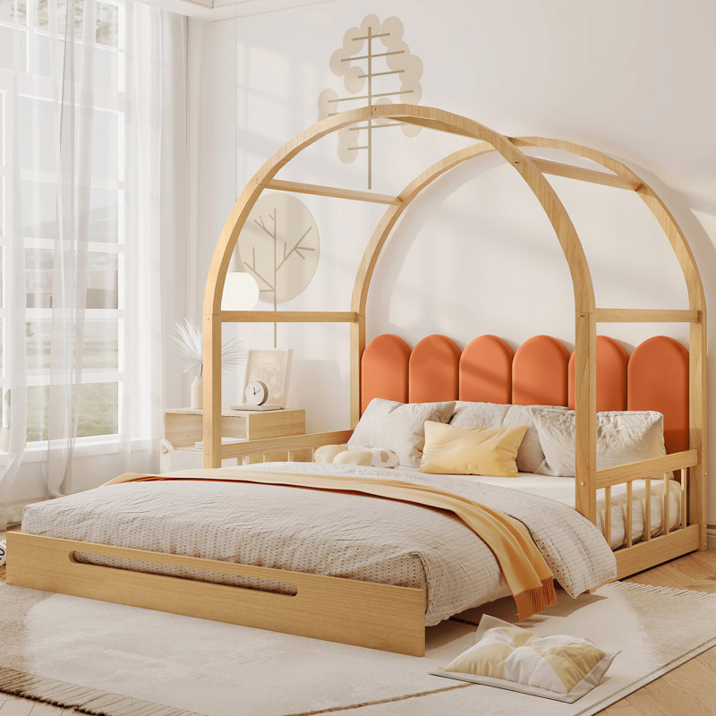 European Double (140 X 200 Cm) Daybed, Orange