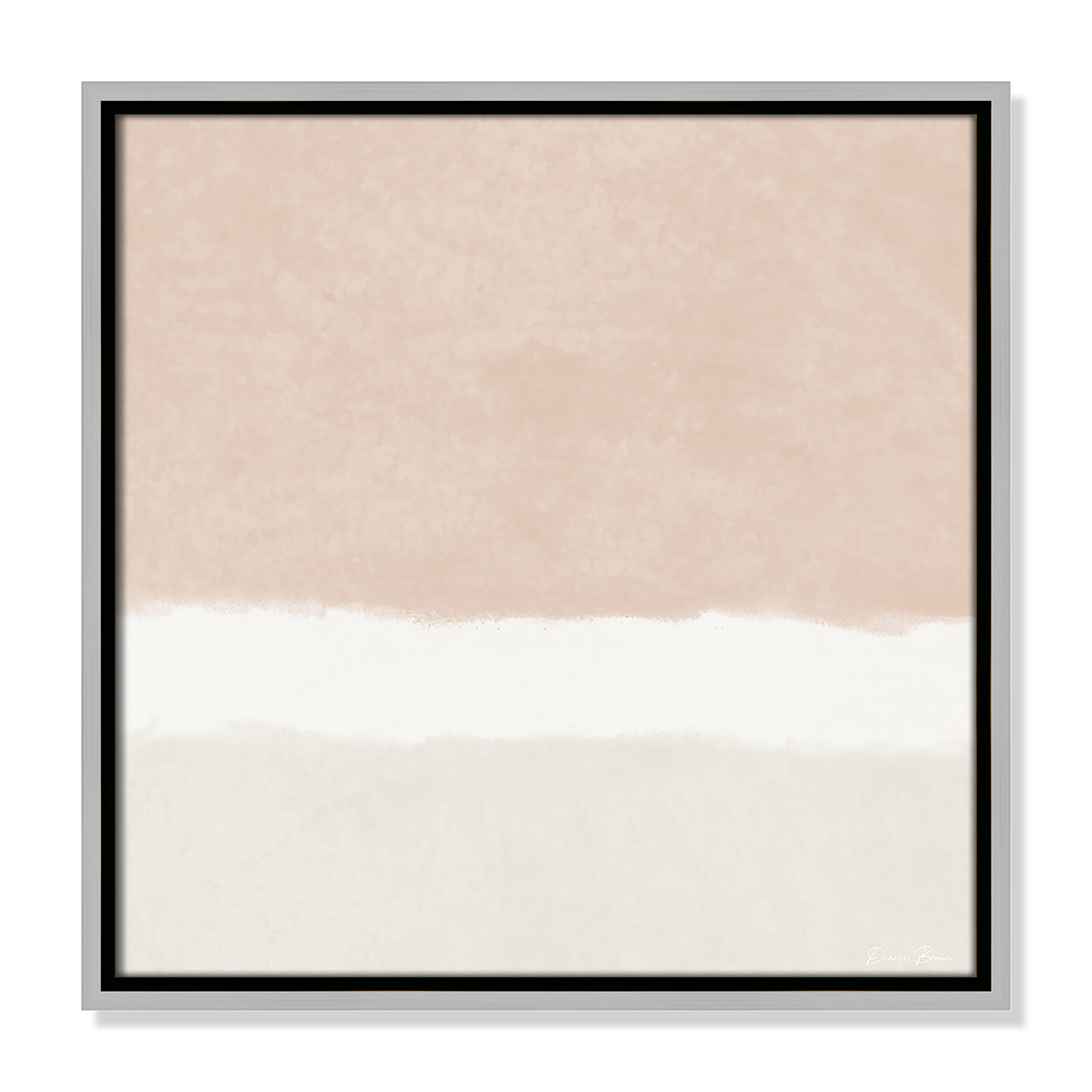 Willadeene "Slate 2" Print, 17.5" H x 17.5" W, Silver Framed