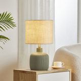 17.5" Ceramic Table Lamp