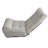 Metal Reclining Chair For Tv Watching - Gray And Linen Floor Chair, Space Saving Design