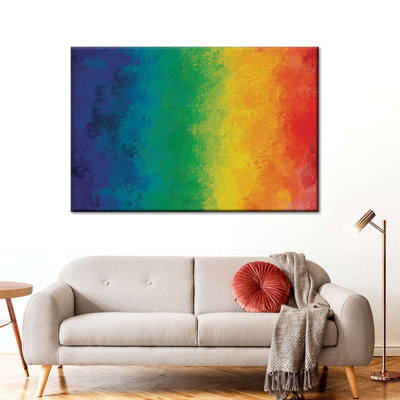 Rainbow Colors - Impression sur toile tendue