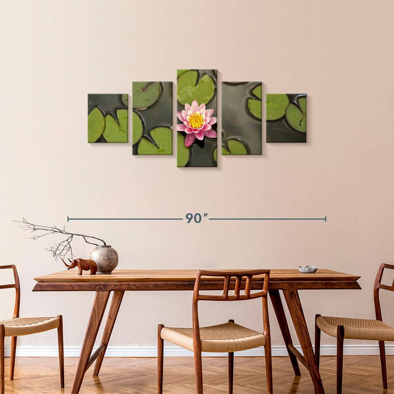 Water Lily Flower Pads, 34" H x 74" W