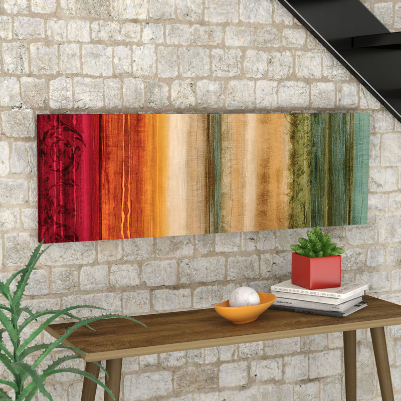 « nuances i », reproduction d’art sur toile, H 24 po x l 72 po x P 1,5 po