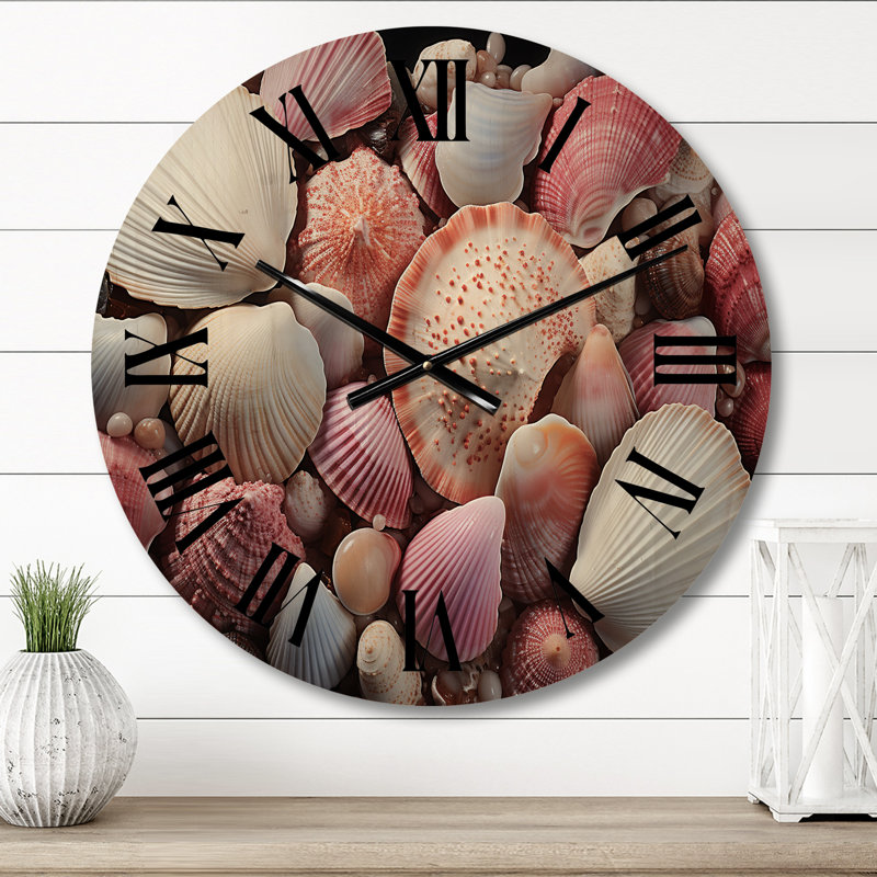 Très grande horloge murale rose, Petit