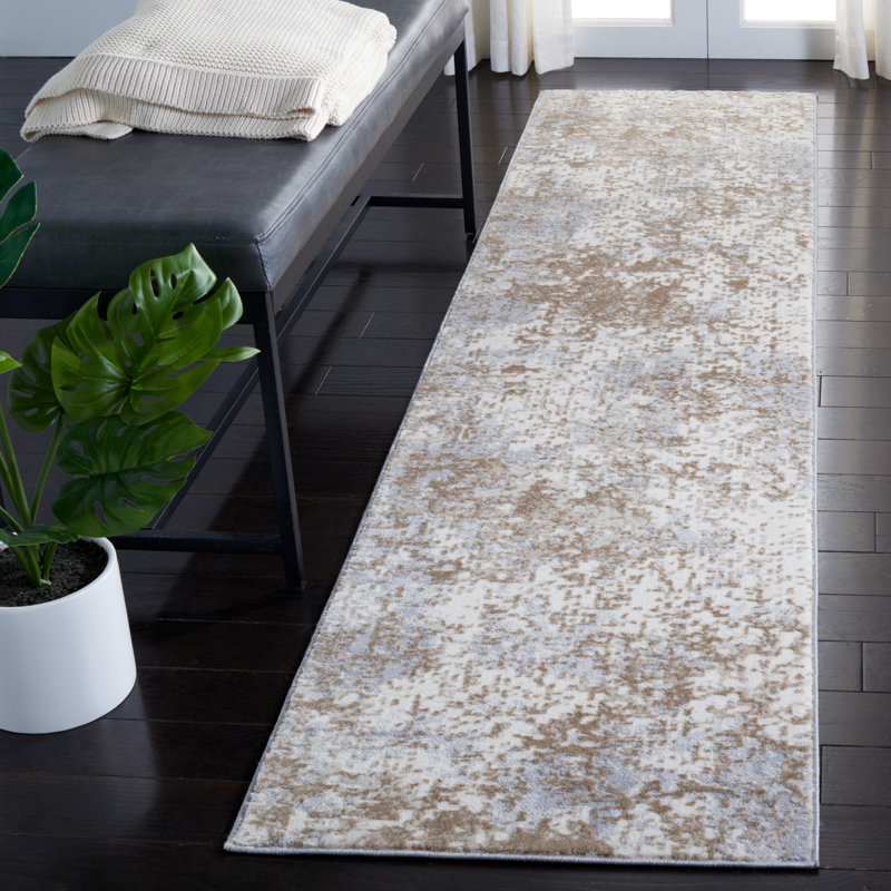 Branstetter Performance Abstract Rug, Runner 2'2" x 8'