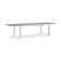 Inaya Rectangular 12 - Person 126" Long Powder Coated Aluminum Dining Set with Cushions