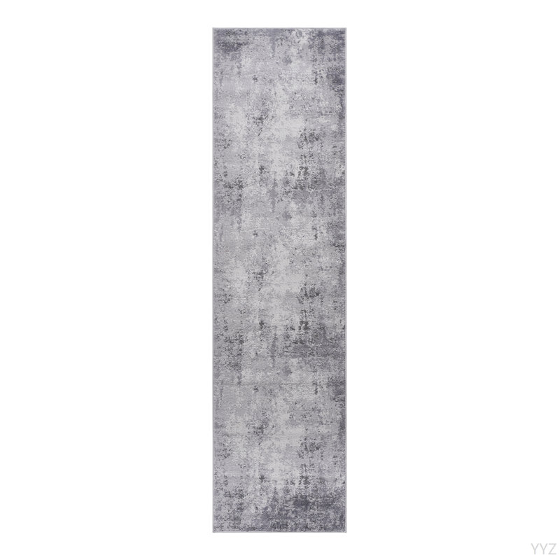 LOOM & LUXE Collection 8X10 Light Grey/Abstract Non-Shedding Living Room Bedroom Dining Home Office Stylish And Stain Resistant Area Rug