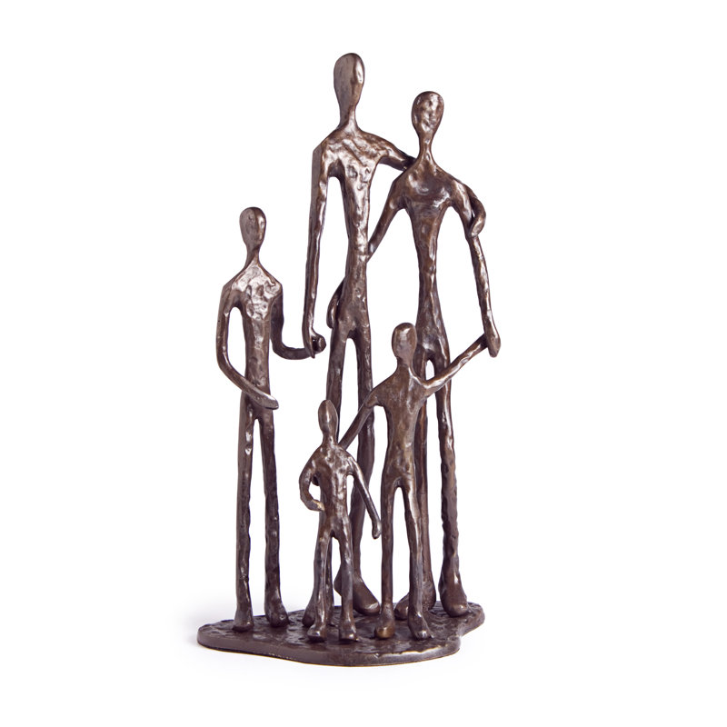 Sculpture famille de 5 Zylstran