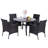 4 - Person Patio Dining Set with Rectangular Table , Cushions Included
