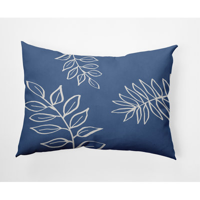 Flower Power Floral Down Reversible Throw Pillow