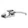 Clearwater Double Lever Handle Sink Supply Faucet with Swing Spout and Soap Dish