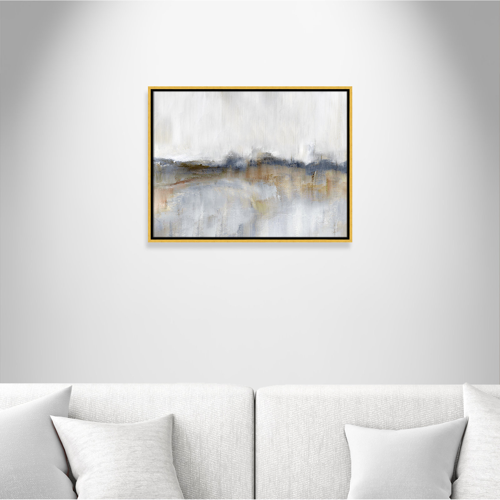 Autumnal Tide Print by Nan, 19.5" H x 25.5" W, Gold