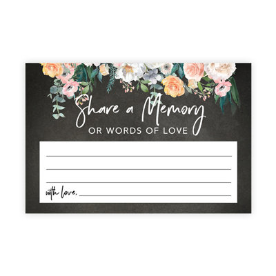 «Rustic Florals Partage a Memory»
