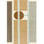 Colagem Hand Tufted Wool Geometric Area Rug in Beige/Gray/Brown-488294518