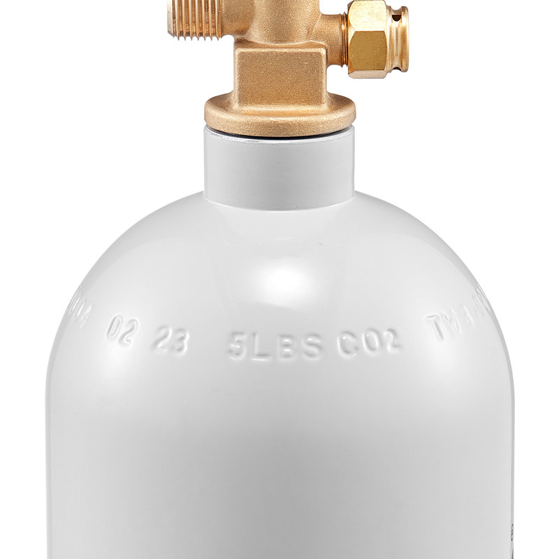 5 Lbs CO2 Tank Aluminum Gas Cylinder, Brand New CO2 Cylinder With Spray Coating, CO2 Tank With CGA320 Valve, For Draft Soda Beer
