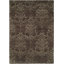 Wool Floral Area Rug in Gray