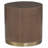 Three Drawer Round End Table