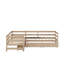 Lit plateforme simple en forme de L avec trois tiroirs de rangement-1324323425