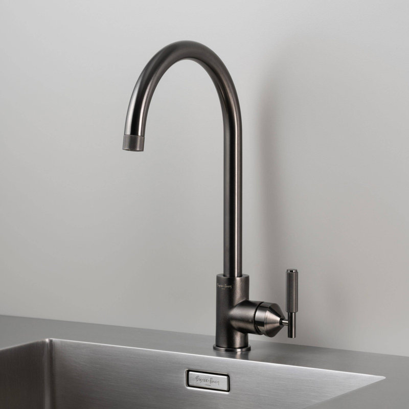 Kitchen Faucet / Mixer / Cross, Gun Metal