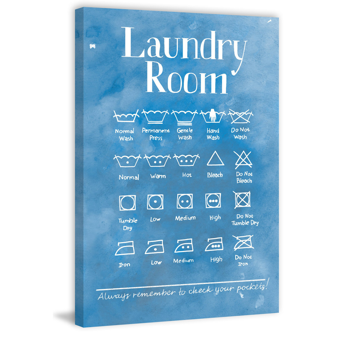"Laundry Room III" Painting Print On Wrapped Canvas