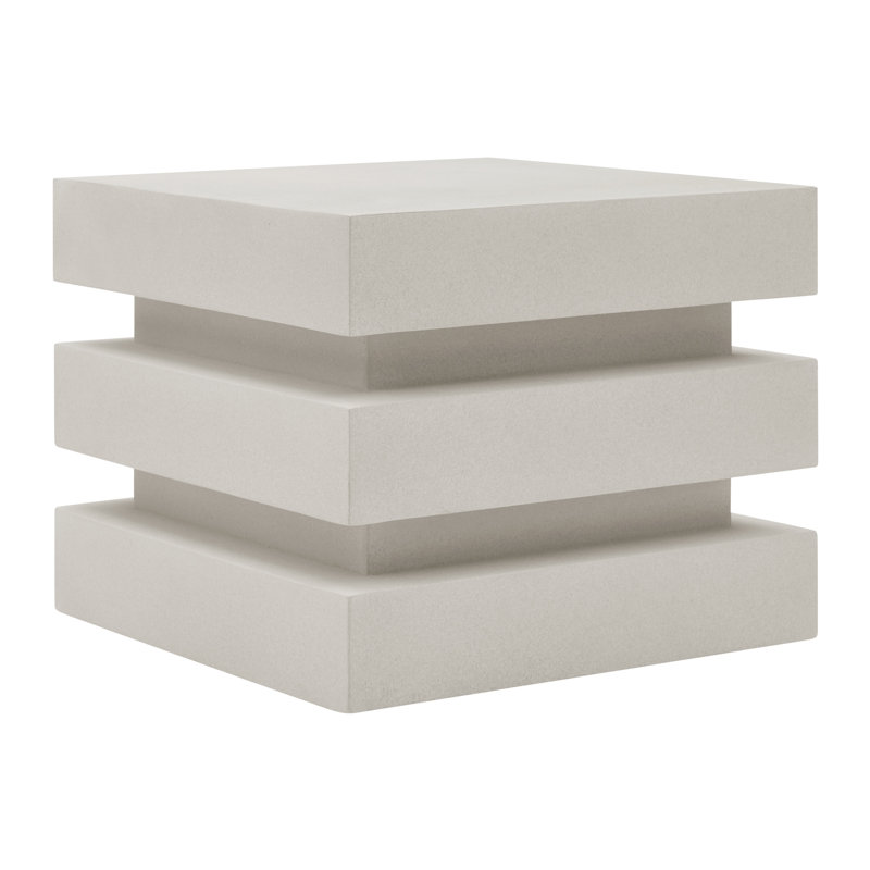 Provenance Signature Outdoor Square Coffee Table, 18" x 18" x 17"