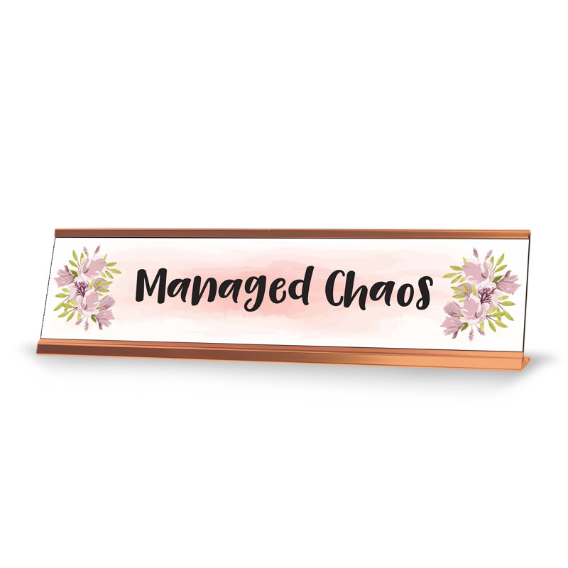 Enseigne de bureau gérée chaos
