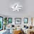 Julann Acrylic LED Semi Flush Mount