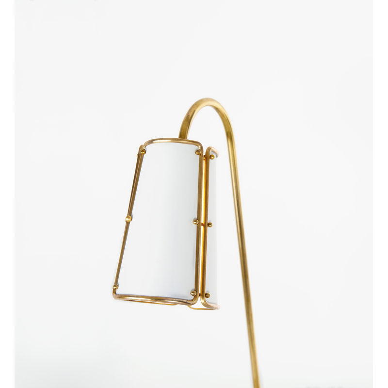 Hastings Arched Floor Lamp, White