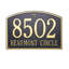 Cape Charles 2-Line Wall Address Plaque-315194984-315194988